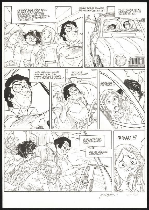 Jordi Lafebre - Les Beaux &eacute;t&eacute;s, Cap au Sud !, Planche origin