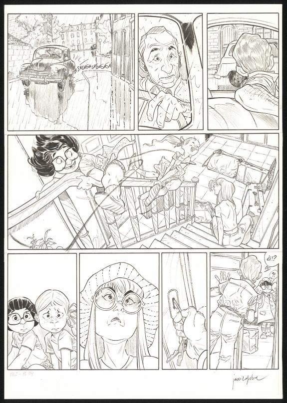 Jordi Lafebre - Les Beaux &eacute;t&eacute;s, La Calanque, Planche origina