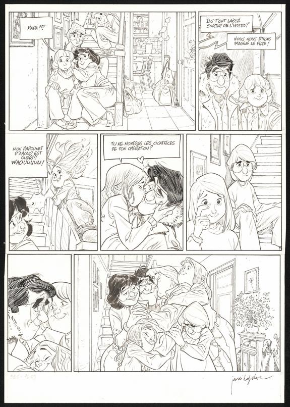 Jordi Lafebre - Les Beaux &eacute;t&eacute;s, La Fugue, Planche originale 