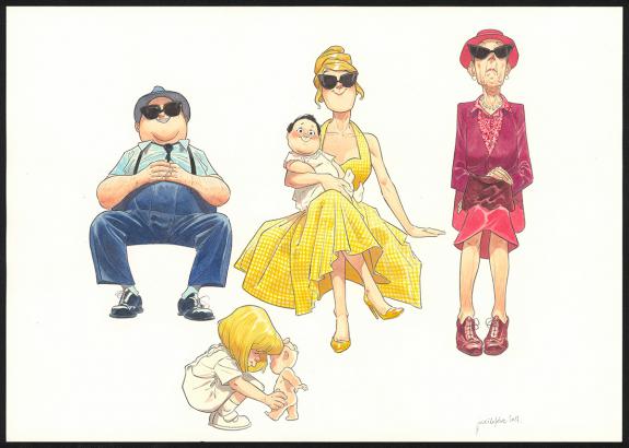 Jordi Lafebre - Les Beaux &eacute;t&eacute;s, Mam'zelle Est&eacute;rel, Couvertur