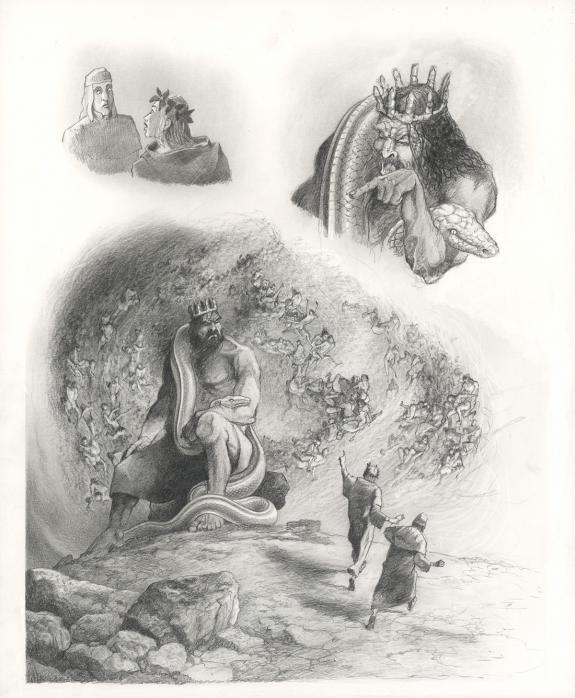 Paul & Ga&euml;tan Brizzi - L'Enfer de Dante, Planche originale n