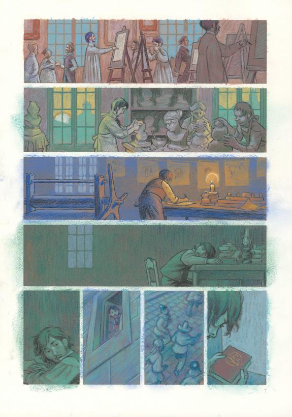 Efa - Degas, La Danse de la Solitude, Planche originale n&deg;09