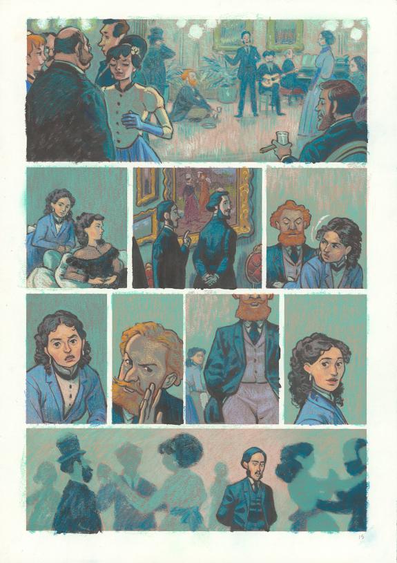 Efa - Degas, La Danse de la Solitude, Planche originale n&deg;15