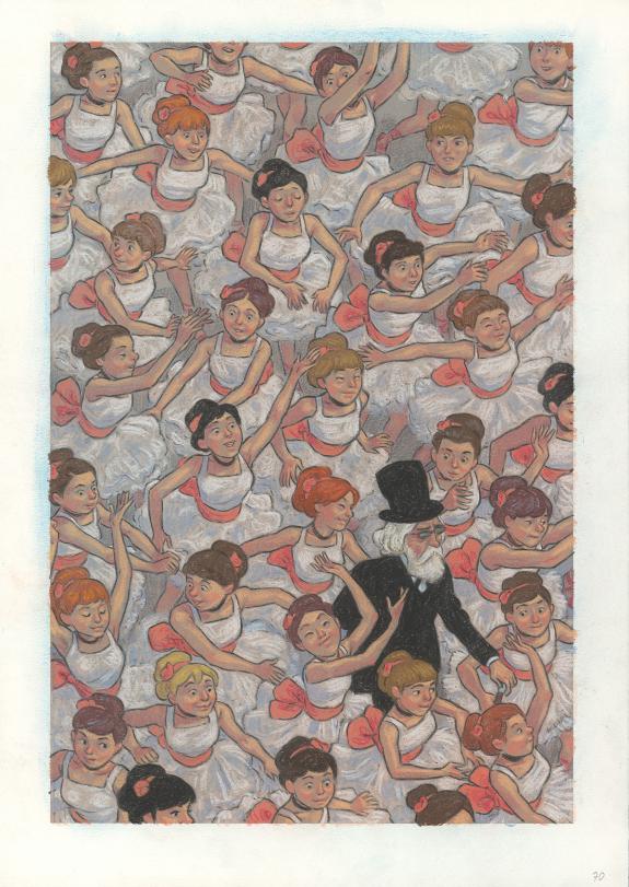 Efa - Degas, La Danse de la Solitude, Planche originale n&deg;70