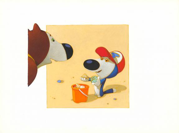 Frédéric Pillot - Tilou Bleu , Tilou Bleu veut un pot à roul