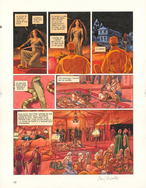 Ana Miralles - Djinn, Le Tatouage, Planche originale n&deg;10