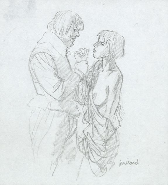 Andr&eacute; Juillard - Les 7 Vies de l'&Eacute;pervier, Illustration orig