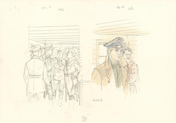 Andr&eacute; Juillard - Mezek, Illustration originale, recherche de