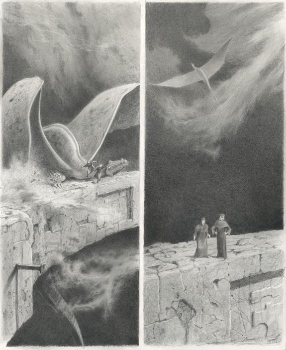 Paul & Ga&euml;tan Brizzi - L'Enfer de Dante, Planche originale n