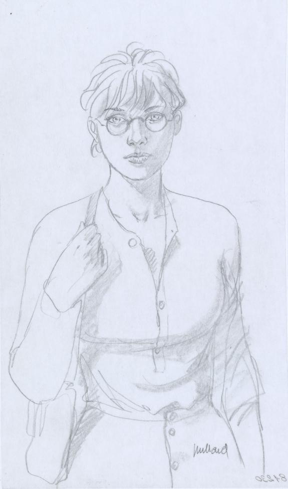 Andr&eacute; Juillard - Apr&egrave;s la pluie, Illustration originale 