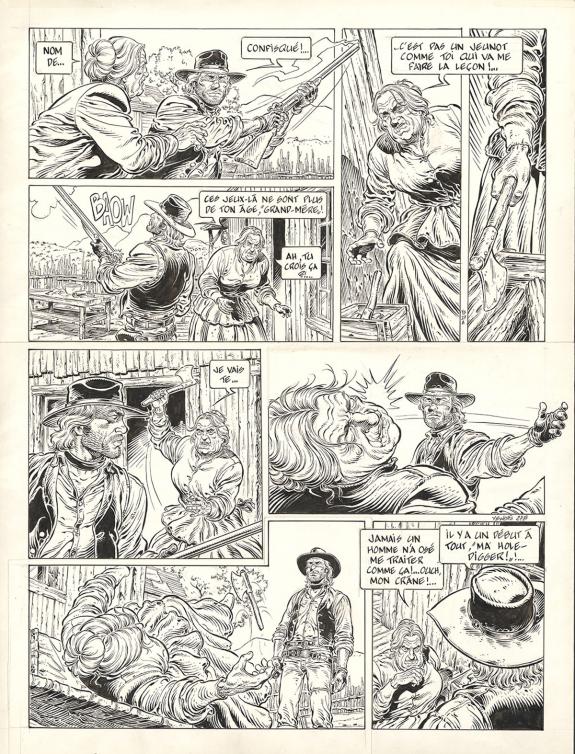 Yves Swolfs - Durango, Sans piti&eacute;, Planche originale n&deg;27