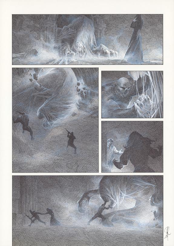 Alberto Varanda - La Mort vivante, Planche originale n&deg;55