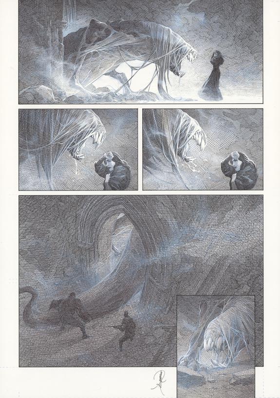 Alberto Varanda - La Mort vivante, Planche originale n&deg;54