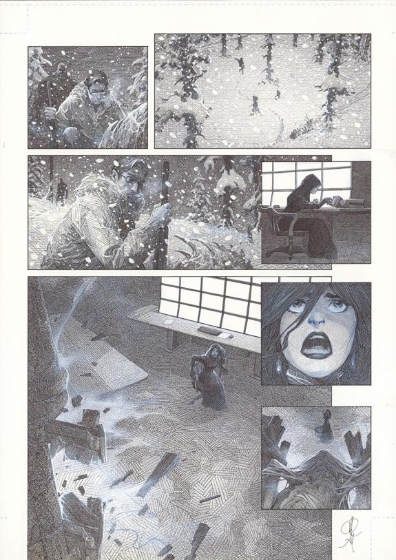 Alberto Varanda - La Mort vivante, Planche originale n&deg;53