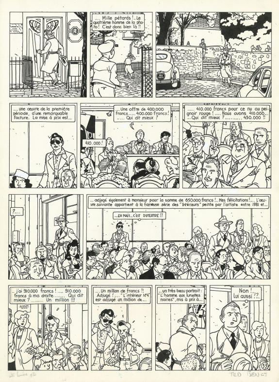 Ted Benoit - Ray Banana, Cit&eacute; lumi&egrave;re, Planche originale n&deg;3