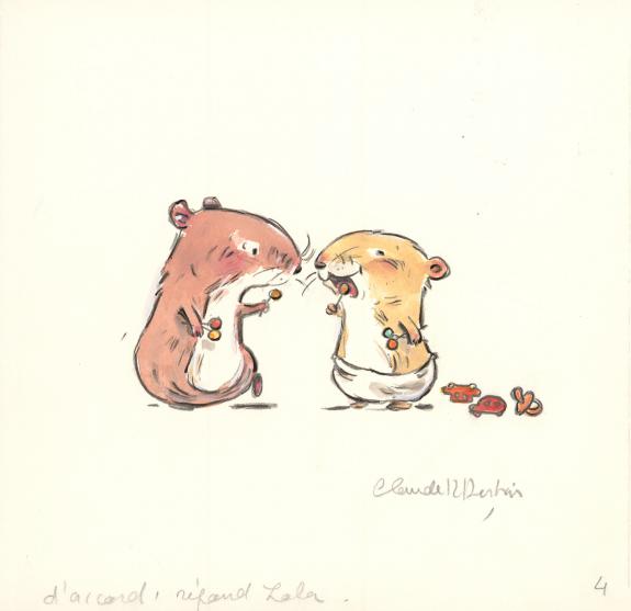 Claude K. Dubois - Lola , Je suis un amour !, Illustration o