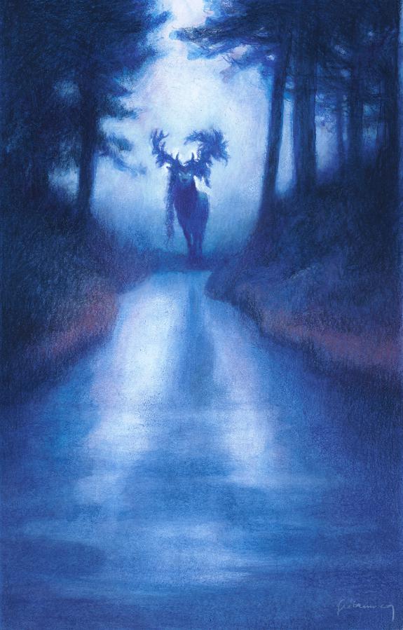 Gaetan Nocq - Les Grands Cerfs, Le Cerf myst&egrave;re
Illustration