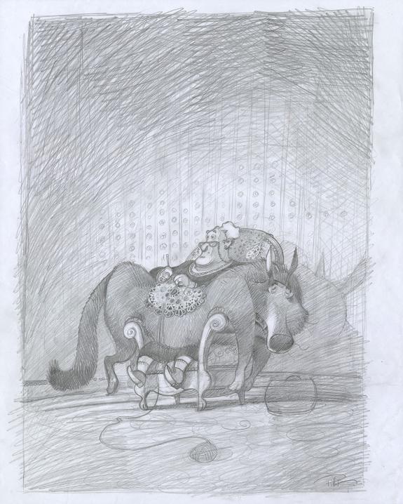 Fr&eacute;d&eacute;ric Pillot - crayonn&eacute; original pour l'affiche de festiv