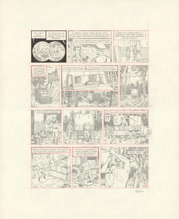 Antoine Aubin - Blake et Mortimer, Huit heures &agrave; Berlin, Cra