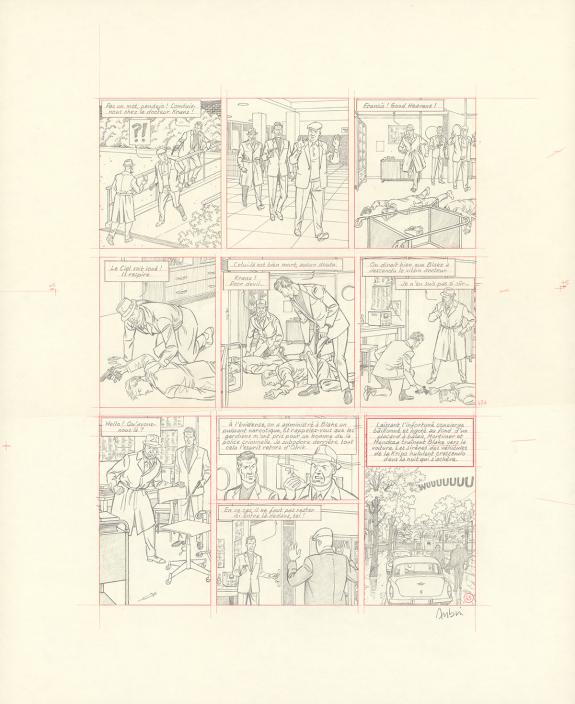 Antoine Aubin - Blake et Mortimer, Huit heures &agrave; Berlin, Cra