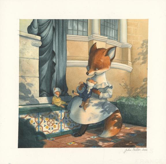 Julie Mellan - Instants, Illustration originale in&eacute;dite. S&eacute;l