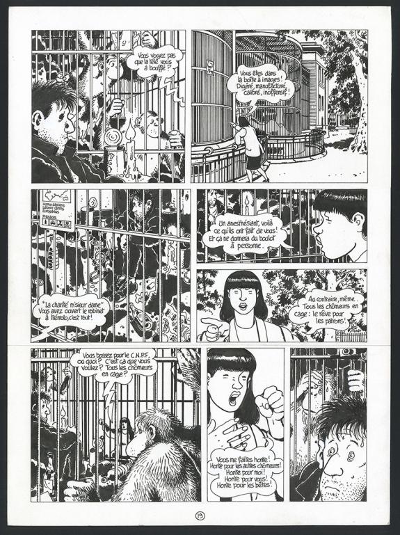 Jacques Tardi - La D&eacute;bauche, Planche originale n&deg;19