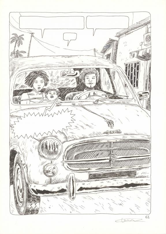 Cl&eacute;ment Oubrerie - Aya de Yopougon, Volume 4, Planche origin