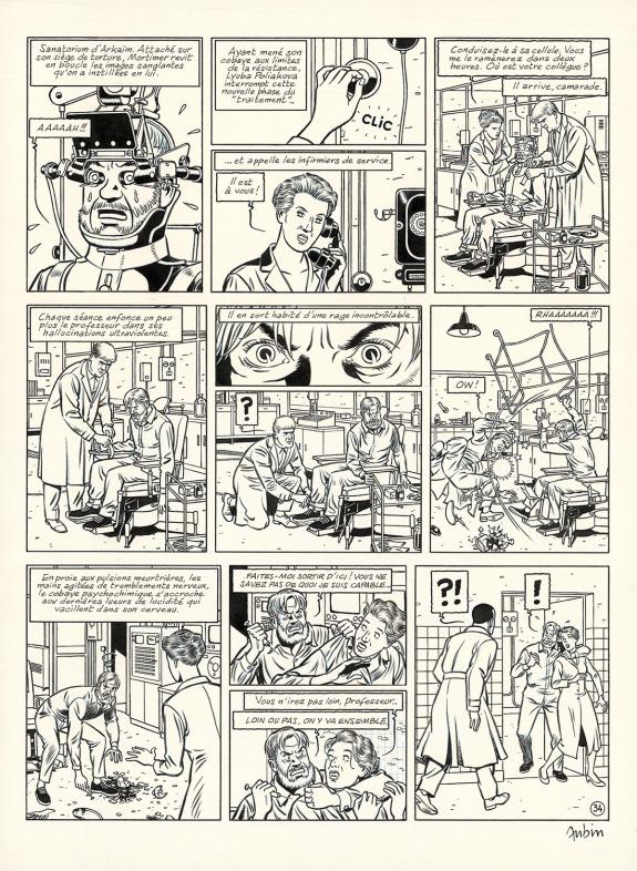 Antoine Aubin - Blake et Mortimer, Huit heures &agrave; Berlin, Pla