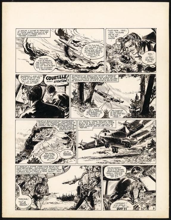 Claude Pascal - Planche originale n&deg;03 tir&eacute;e de l'histoire 4