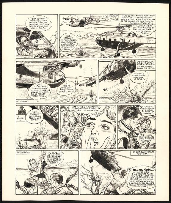 Claude Pascal - Planche originale n&deg;08 tir&eacute;e de l'histoire 4