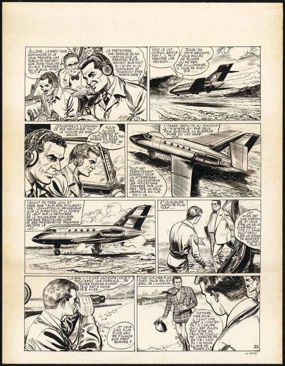 Claude Pascal - Planche originale n&deg;23 tir&eacute;e de l'histoire 4