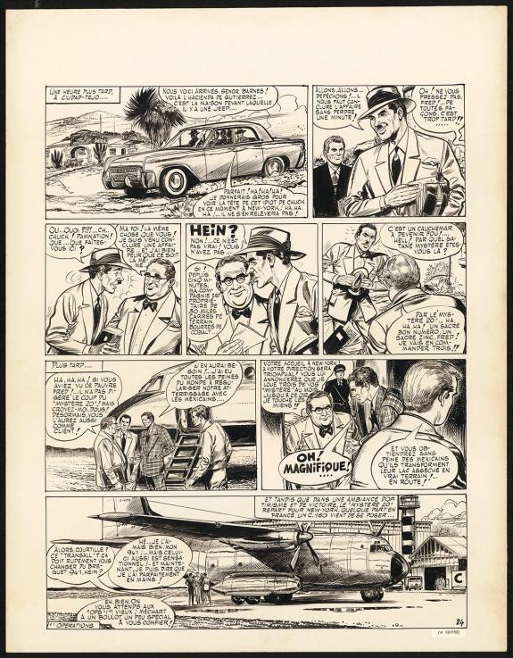 Claude Pascal - Planche originale n&deg;24 tir&eacute;e de l'histoire 4