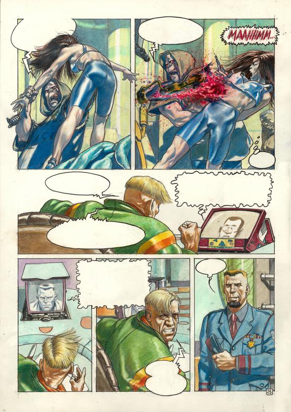 Tanino Liberatore - RanXerox, Amen !, Planche originale n&deg;23