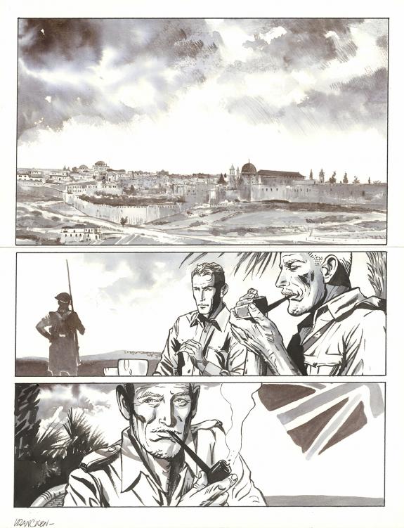 Bernard Vrancken - Les Enfants du ciel, Planche originale n&deg;