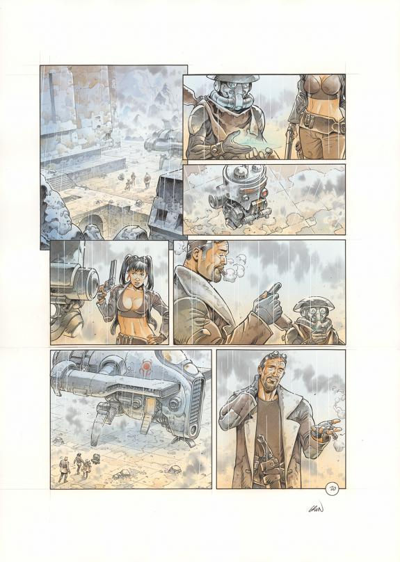 Grun - Space Relic Hunters, Planche originale n&deg;020