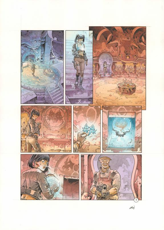 Grun - Space Relic Hunters, Planche originale n&deg;004