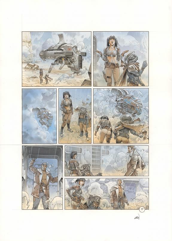 Grun - Space Relic Hunters, Planche originale n&deg;017