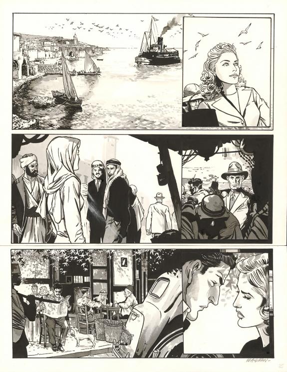 Bernard Vrancken - Les Enfants du ciel, Planche originale n&deg;