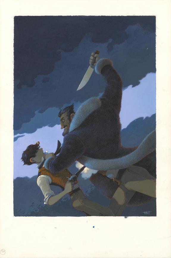 Fr&eacute;d&eacute;ric Pillot - Deux ans de vacances, Illustration origina