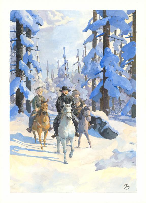 Gr&eacute;goire Bonne - La demi-double femme, Illustration original