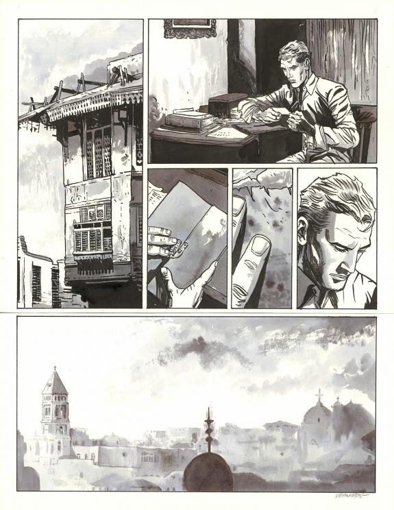 Bernard Vrancken - Les Enfants du ciel, Planche originale n&deg;