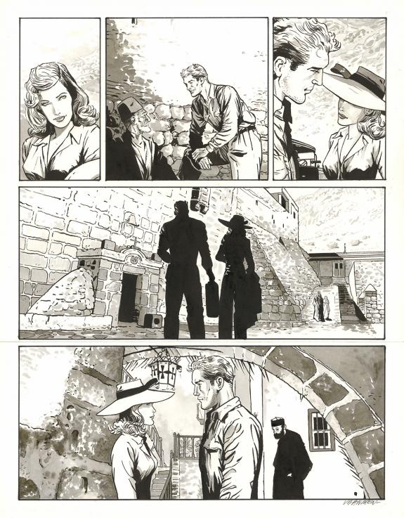 Bernard Vrancken - Les Enfants du ciel, Planche originale n&deg;