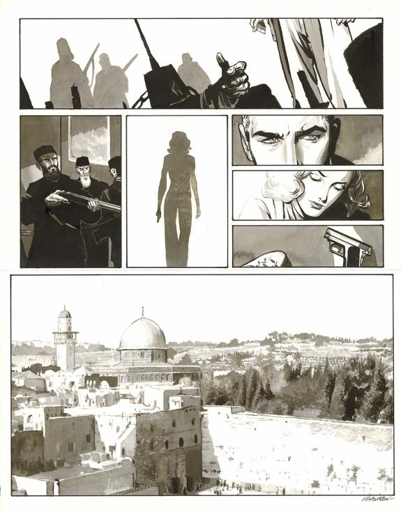 Bernard Vrancken - Les Enfants du ciel, Planche originale n&deg;