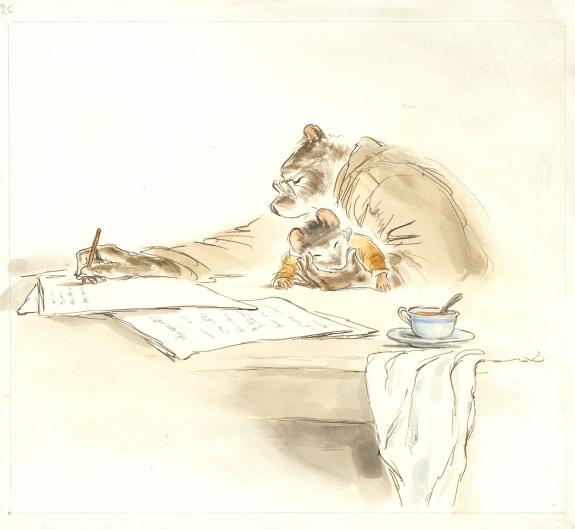 Gabrielle Vincent - Ernest et C&eacute;lestine, Une chanson, Illust