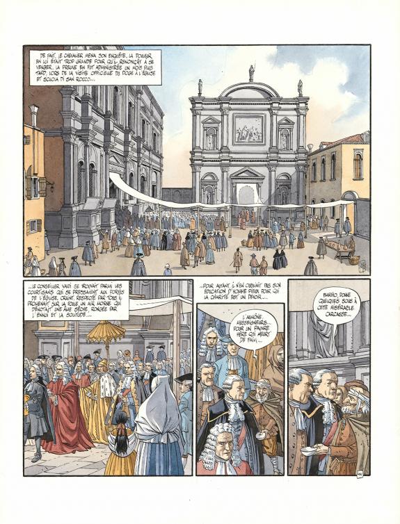 Griffo - Giacomo C., Des lettres..., Planche originale n&deg;44