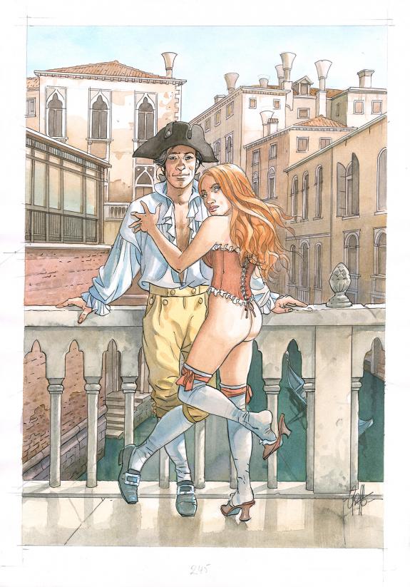 Griffo - Giacomo C., Illustration originale in&eacute;dite r&eacute;alis&eacute;e