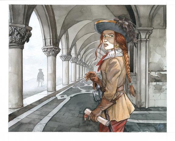 Griffo - Giacomo C., Illustration in&eacute;dite r&eacute;alis&eacute;e en 2023