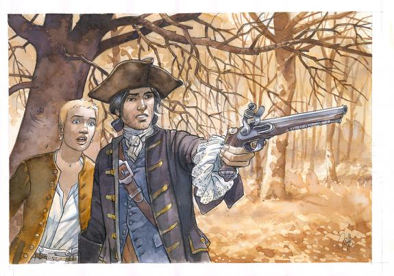 Griffo - Giacomo C., Illustration in&eacute;dite r&eacute;alis&eacute;e en 2023