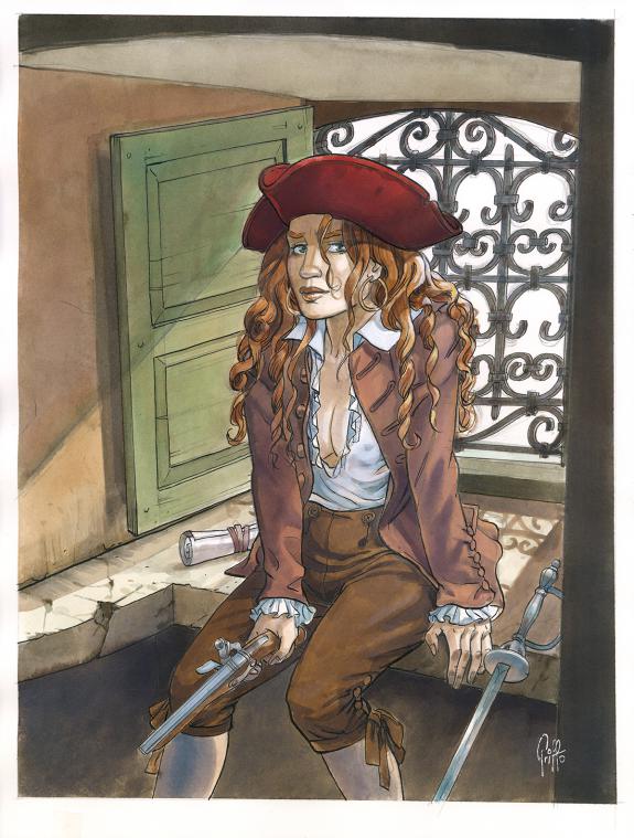 Griffo - Giacomo C., Illustration in&eacute;dite r&eacute;alis&eacute;e en 2023