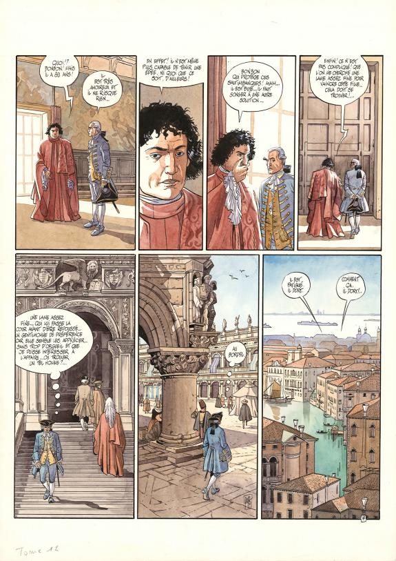 Griffo - Giacomo C., La Fiammina, Planche originale n&deg;07